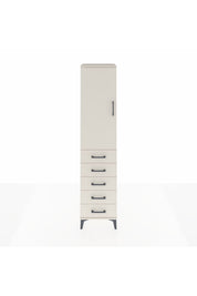 Hyperion Dolap 3 Raflı 5 Çekmeceli Tek Kapaklı 44x44x195 - S58M116V1B