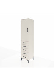Hyperion Dolap 3 Raflı 5 Çekmeceli Tek Kapaklı 44x44x195 - S58M116V1B