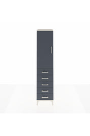 Hyperion Dolap 3 Raflı 5 Çekmeceli Tek Kapaklı 44x44x195 - S58M116V2B