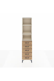 Hyperion Dolap 3 Raflı 5 Çekmeceli 44x44x195 - S58M117V3B