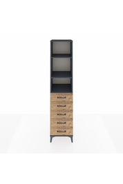 Hyperion Dolap 3 Raflı 5 Çekmeceli 44x44x195 - S58M117V6B