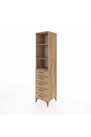 Hyperion Dolap 3 Raflı 5 Çekmeceli 44x44x195 - S58M117V9B