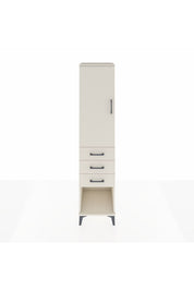 Hyperion Dolap Tek Raflı 3 Çekmeceli Tek Askılı 44x44x195 - S58M118V1B