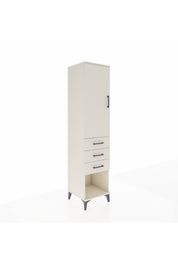 Hyperion Dolap Tek Raflı 3 Çekmeceli Tek Askılı 44x44x195 - S58M118V1B