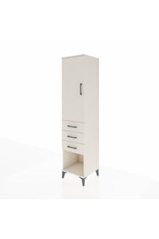 Hyperion Dolap 3 Raflı 3 Çekmeceli Tek Kapaklı 44x44x195 - S58M119V1B