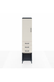 Hyperion Dolap 3 Raflı 3 Çekmeceli Tek Kapaklı 44x44x195 - S58M119V4B