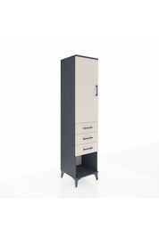 Hyperion Dolap 3 Raflı 3 Çekmeceli Tek Kapaklı 44x44x195 - S58M119V4B