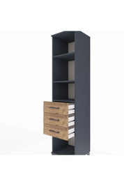 Hyperion Dolap 3 Raflı 3 Çekmeceli 44x44x195 - S58M120V6B