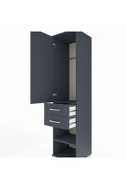 Hyperion Dolap 2 Raflı 2 Çekmeceli Tek Askılı 44x44x195 - S58M121V5B