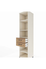 Hyperion Dolap 4 Raflı 2 Çekmeceli 44x44x195 - S58M123V3B