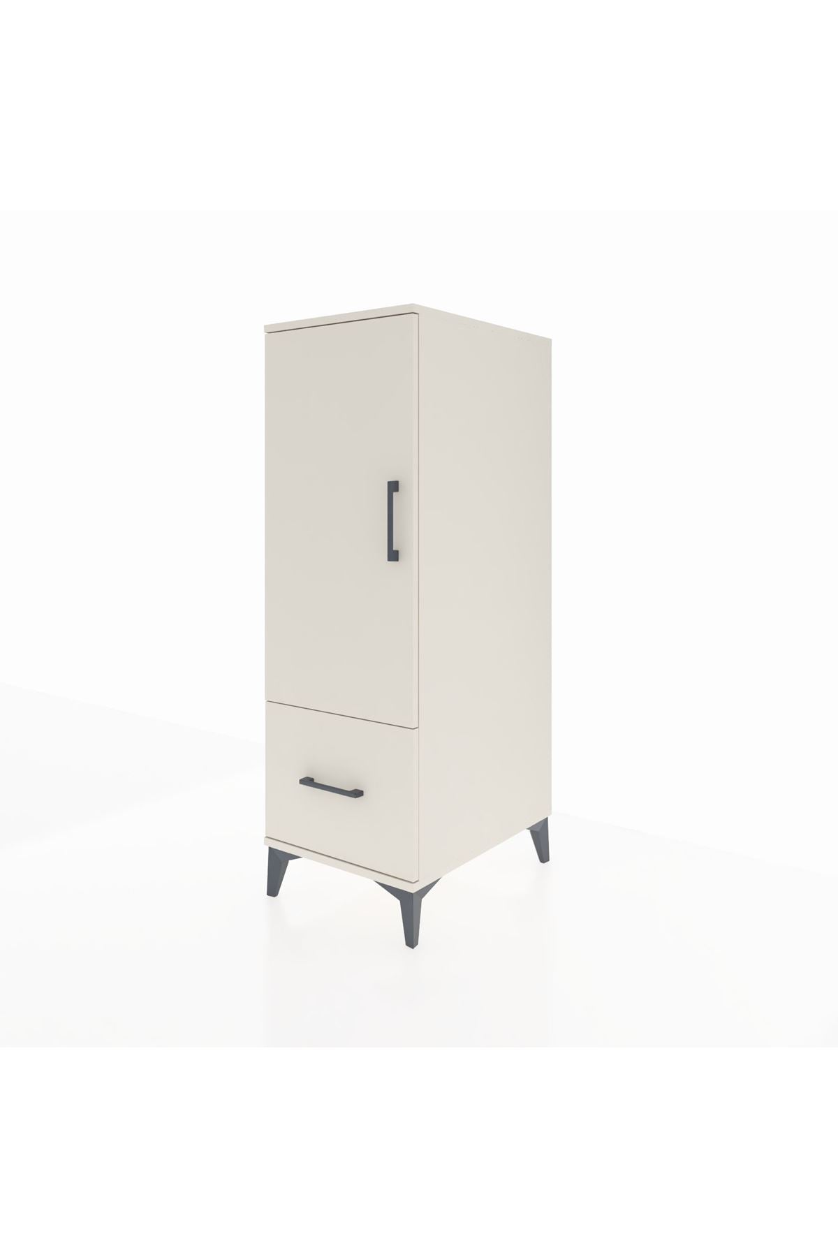 Kronos Dolap 2 Raflı Tek Çekmeceli Tek Kapaklı 44x59x134 - S82M001V1C