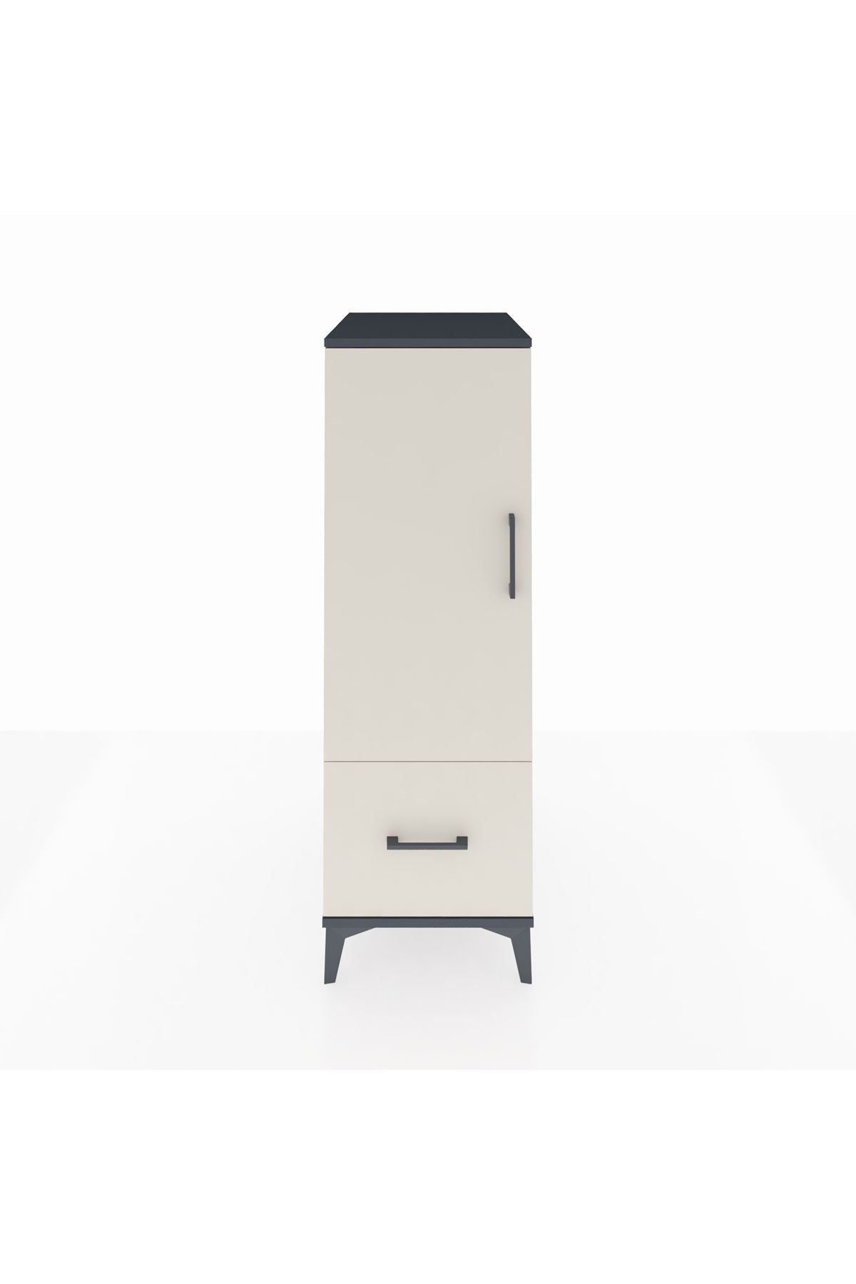 Kronos Dolap 2 Raflı Tek Çekmeceli Tek Kapaklı 44x59x134 - S82M001V4C