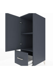 Kronos Dolap 2 Raflı Tek Çekmeceli Tek Kapaklı 44x59x134 - S82M001V5C