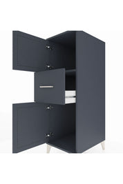 Kronos Dolap Tek Raflı Tek Çekmeceli 2 Kapaklı 44x59x134 - S82M002V5C