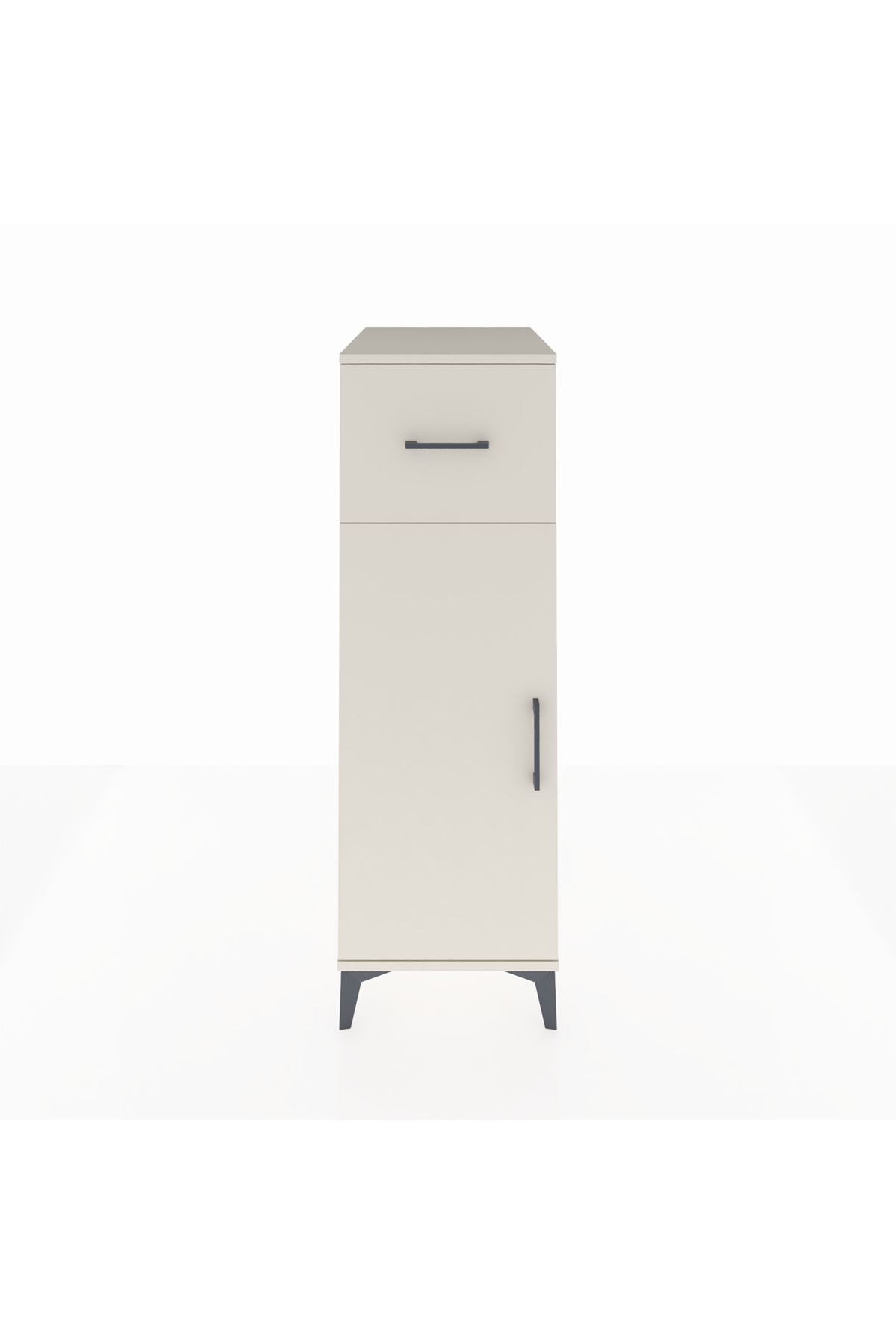 Kronos Dolap 2 Raflı Tek Çekmeceli Tek Kapaklı 44x59x134 - S82M003V1C