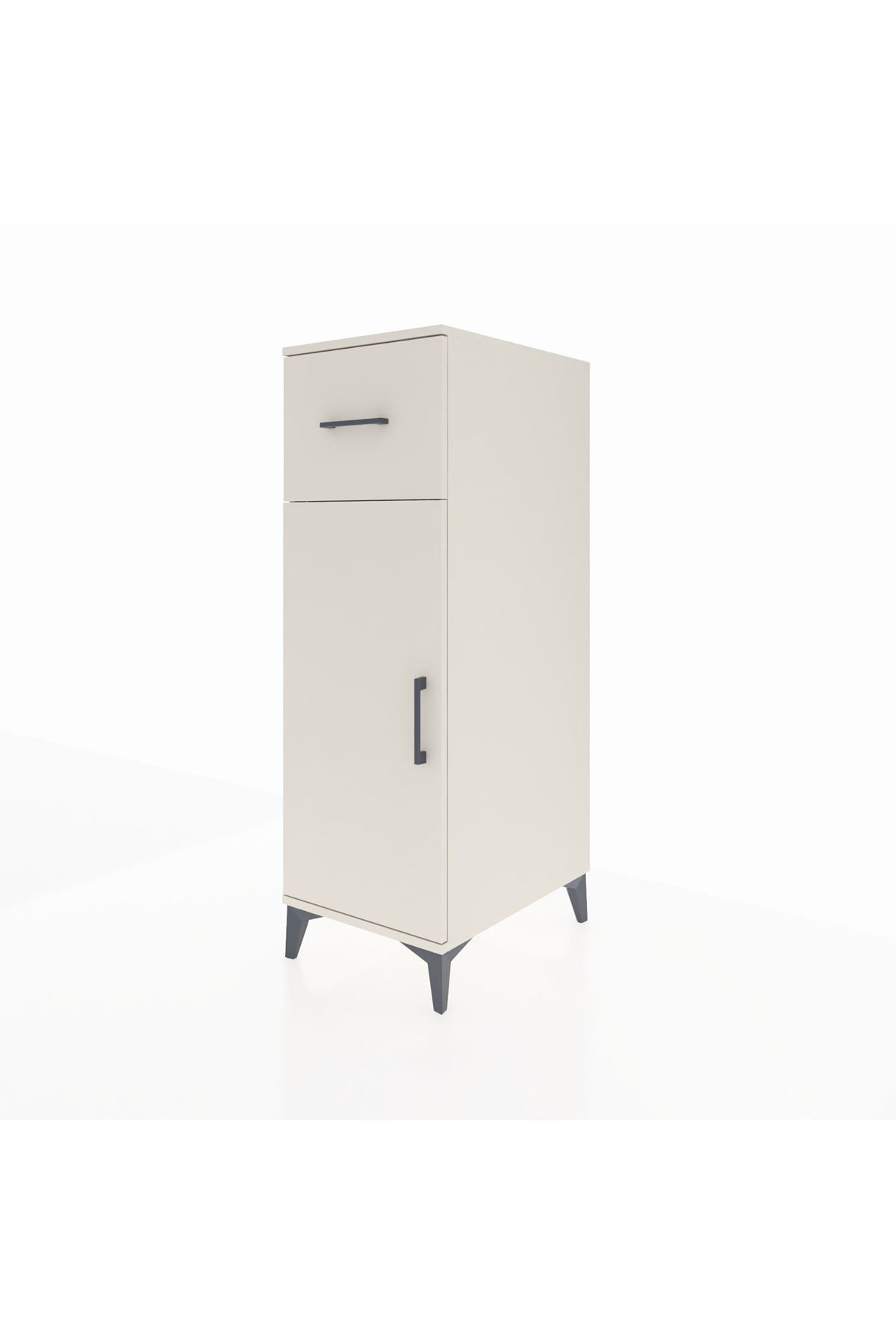 Kronos Dolap 2 Raflı Tek Çekmeceli Tek Kapaklı 44x59x134 - S82M003V1C