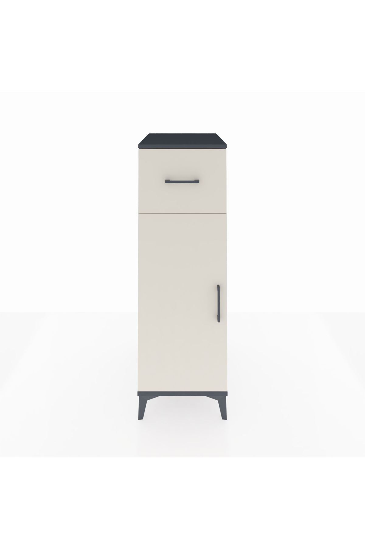 Kronos Dolap 2 Raflı Tek Çekmeceli Tek Kapaklı 44x59x134 - S82M003V4C