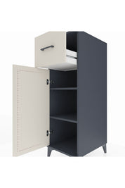 Kronos Dolap 2 Raflı Tek Çekmeceli Tek Kapaklı 44x59x134 - S82M003V4C
