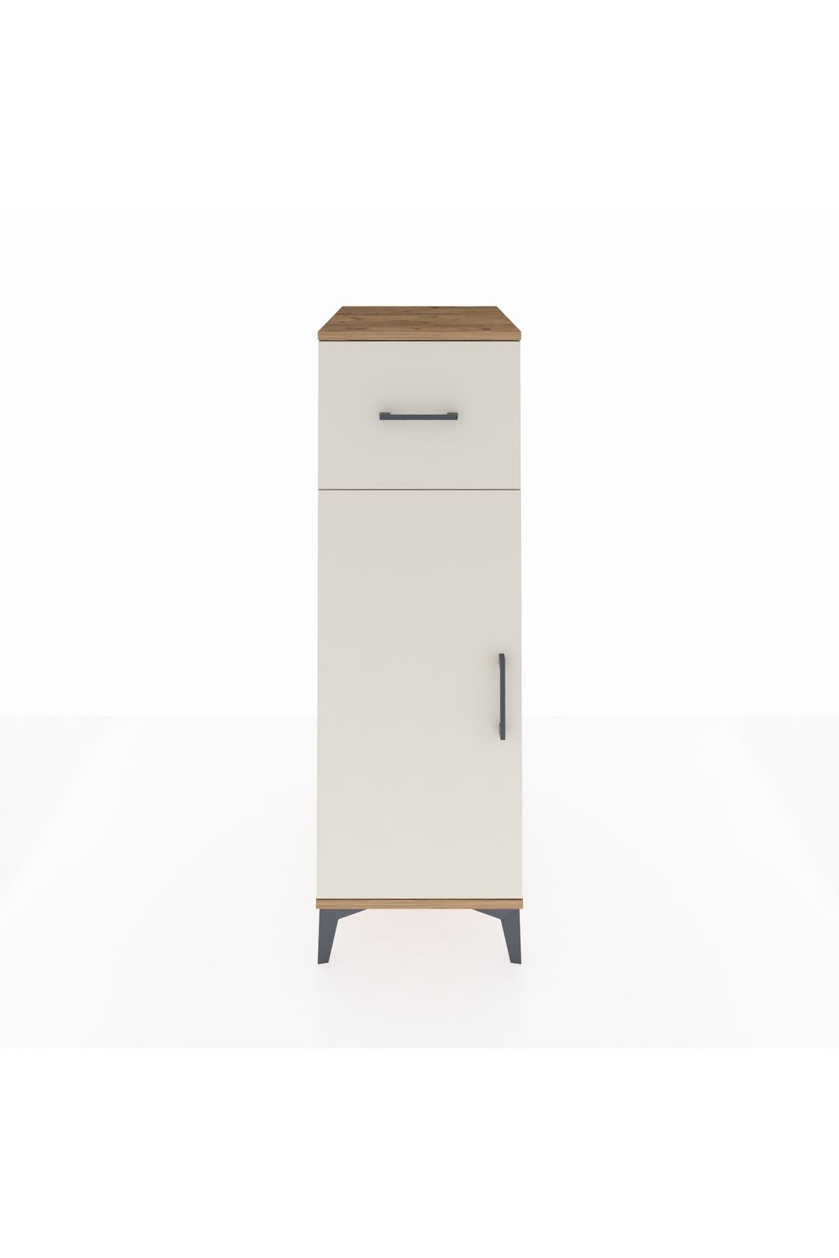 Kronos Dolap 2 Raflı Tek Çekmeceli Tek Kapaklı 44x59x134 - S82M003V7C
