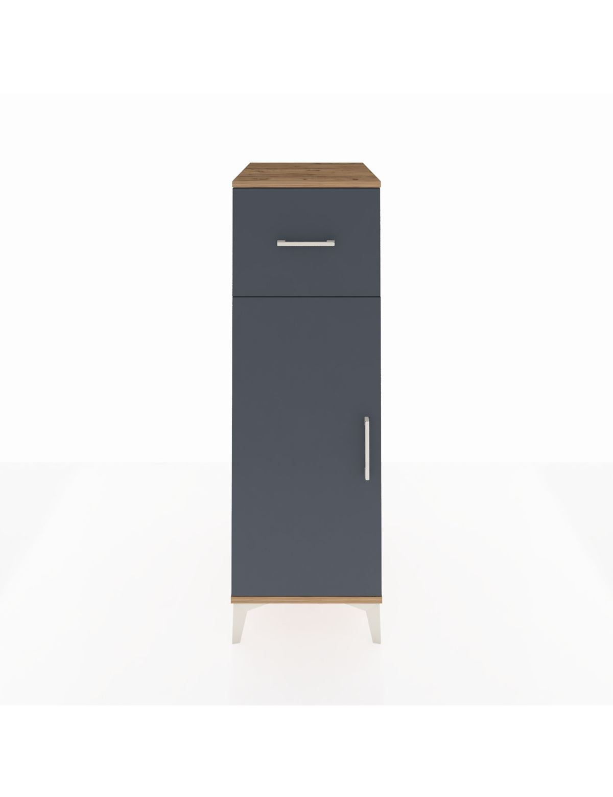 Kronos Dolap 2 Raflı Tek Çekmeceli Tek Kapaklı 44x59x134 - S82M003V8C
