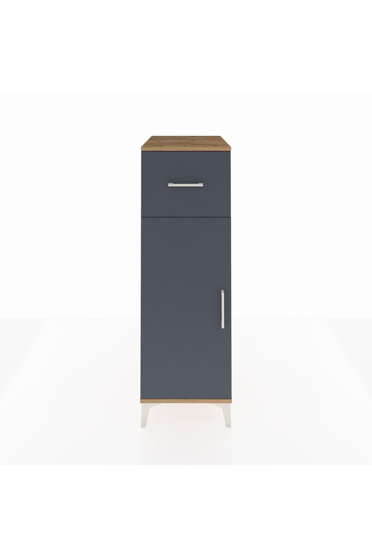 Kronos Dolap 2 Raflı Tek Çekmeceli Tek Kapaklı 44x59x134 - S82M003V8C