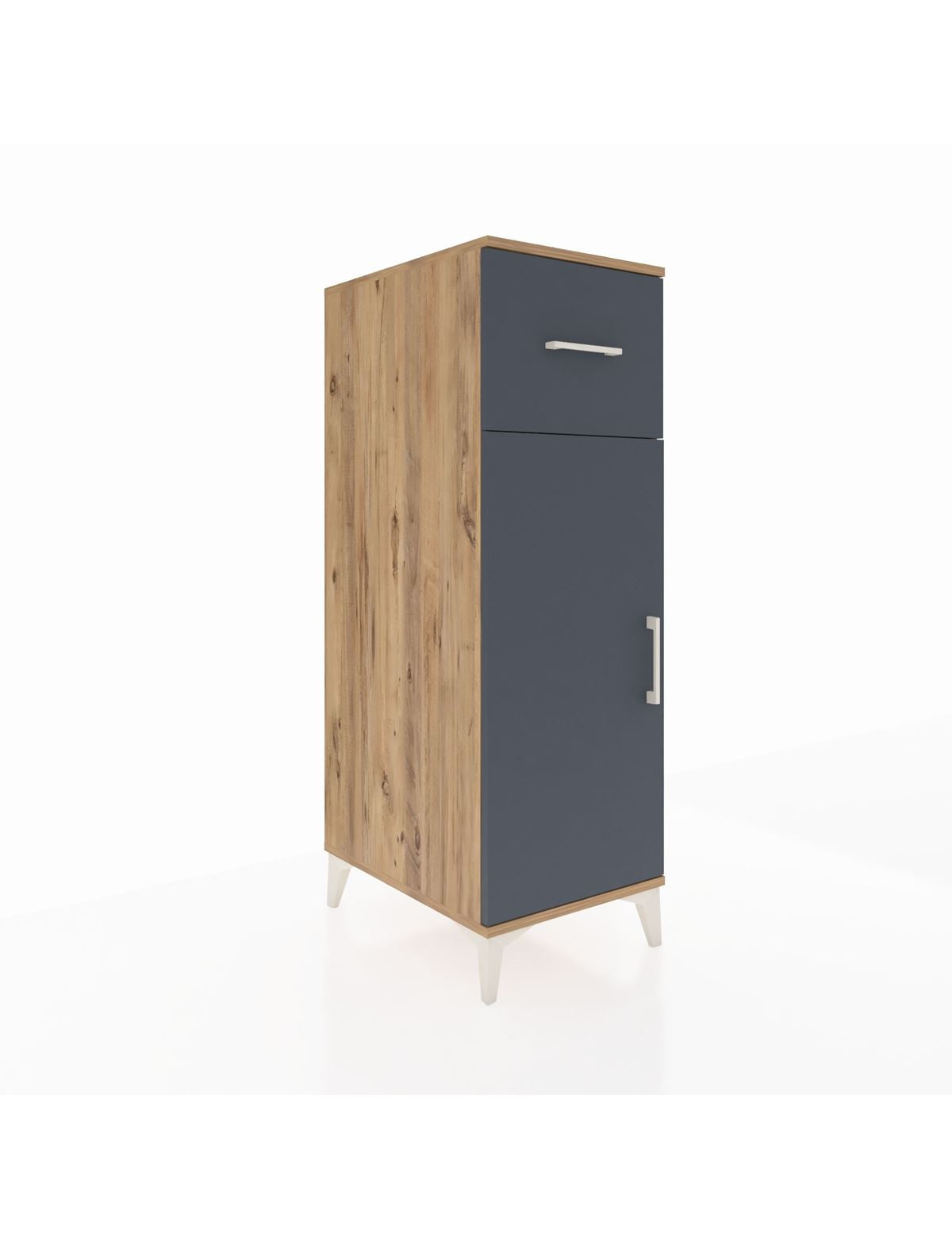 Kronos Dolap 2 Raflı Tek Çekmeceli Tek Kapaklı 44x59x134 - S82M003V8C