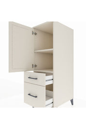 Kronos Dolap 2 Raflı 2 Çekmeceli Tek Kapaklı 44x59x134 - S82M004V1C