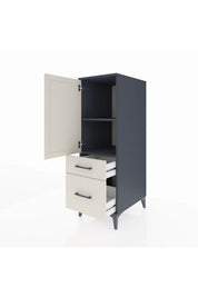 Kronos Dolap 2 Raflı 2 Çekmeceli Tek Kapaklı 44x59x134 - S82M004V4C
