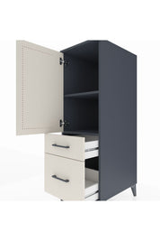 Kronos Dolap 2 Raflı 2 Çekmeceli Tek Kapaklı 44x59x134 - S82M004V4C