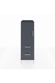 Kronos Dolap 2 Raflı 2 Çekmeceli Tek Kapaklı 44x59x134 - S82M004V5C