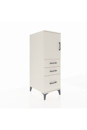 Kronos Dolap 2 Raflı 3 Çekmeceli Tek Kapaklı 44x59x134 - S82M005V1C