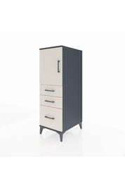 Kronos Dolap 2 Raflı 3 Çekmeceli Tek Kapaklı 44x59x134 - S82M005V4C