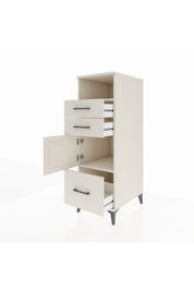 Kronos Dolap 2 Raflı 3 Çekmeceli Tek Kapaklı 44x59x134 - S82M006V1C