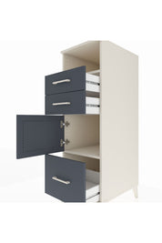 Kronos Dolap 2 Raflı 3 Çekmeceli Tek Kapaklı 44x59x134 - S82M006V2C