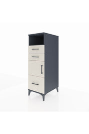 Kronos Dolap 2 Raflı 3 Çekmeceli Tek Kapaklı 44x59x134 - S82M006V4C