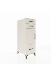 Kronos Dolap 2 Raflı 3 Çekmeceli Tek Kapaklı 44x59x134 - S82M007V1C