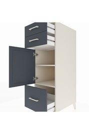 Kronos Dolap 2 Raflı 3 Çekmeceli Tek Kapaklı 44x59x134 - S82M007V2C
