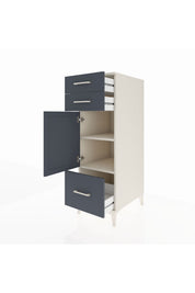 Kronos Dolap 2 Raflı 3 Çekmeceli Tek Kapaklı 44x59x134 - S82M007V2C