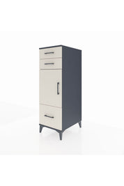 Kronos Dolap 2 Raflı 3 Çekmeceli Tek Kapaklı 44x59x134 - S82M007V4C