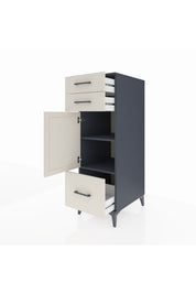 Kronos Dolap 2 Raflı 3 Çekmeceli Tek Kapaklı 44x59x134 - S82M007V4C