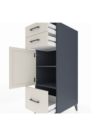 Kronos Dolap 2 Raflı 3 Çekmeceli Tek Kapaklı 44x59x134 - S82M007V4C
