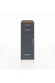 Kronos Dolap 2 Raflı 3 Çekmeceli Tek Kapaklı 44x59x134 - S82M007V8C