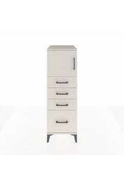 Kronos Dolap Tek Raflı 4 Çekmeceli Tek Kapaklı 44x59x134 - S82M008V1C