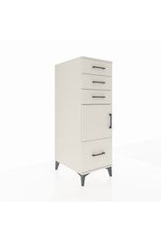 Kronos Dolap Tek Raflı 3 Çekmeceli Tek Kapaklı 44x59x134 - S82M009V1C