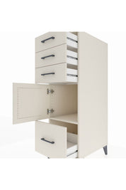 Kronos Dolap Tek Raflı 3 Çekmeceli Tek Kapaklı 44x59x134 - S82M009V1C
