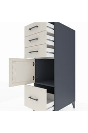 Kronos Dolap Tek Raflı 3 Çekmeceli Tek Kapaklı 44x59x134 - S82M009V4C
