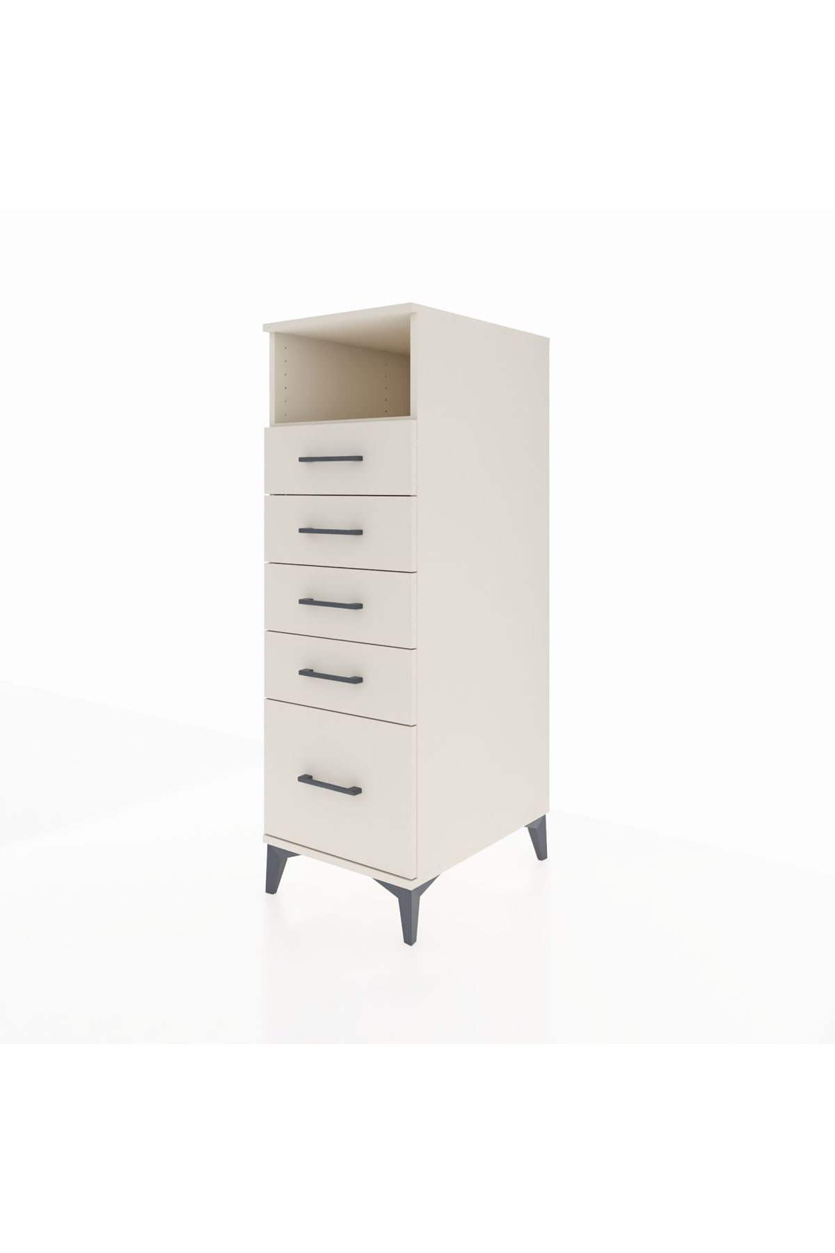 Kronos Dolap Tek Raflı 5 Çekmeceli 44x59x134 - S82M010V1C
