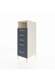 Kronos Dolap Tek Raflı 5 Çekmeceli 44x59x134 - S82M010V2C