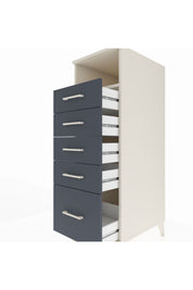 Kronos Dolap Tek Raflı 5 Çekmeceli 44x59x134 - S82M010V2C
