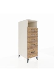 Kronos Dolap Tek Raflı 5 Çekmeceli 44x59x134 - S82M010V3C